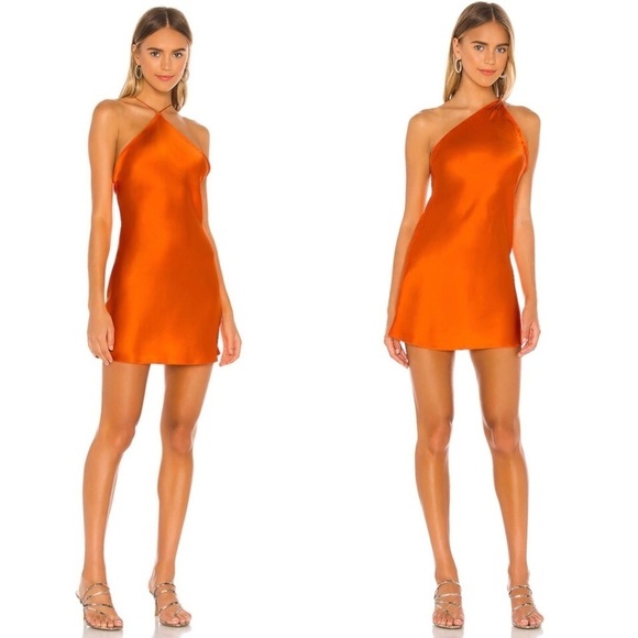 Amanda Uprichard Dresses & Skirts - Amanda Uprichard X REVOLVE Claudia Mini Dress in Fire